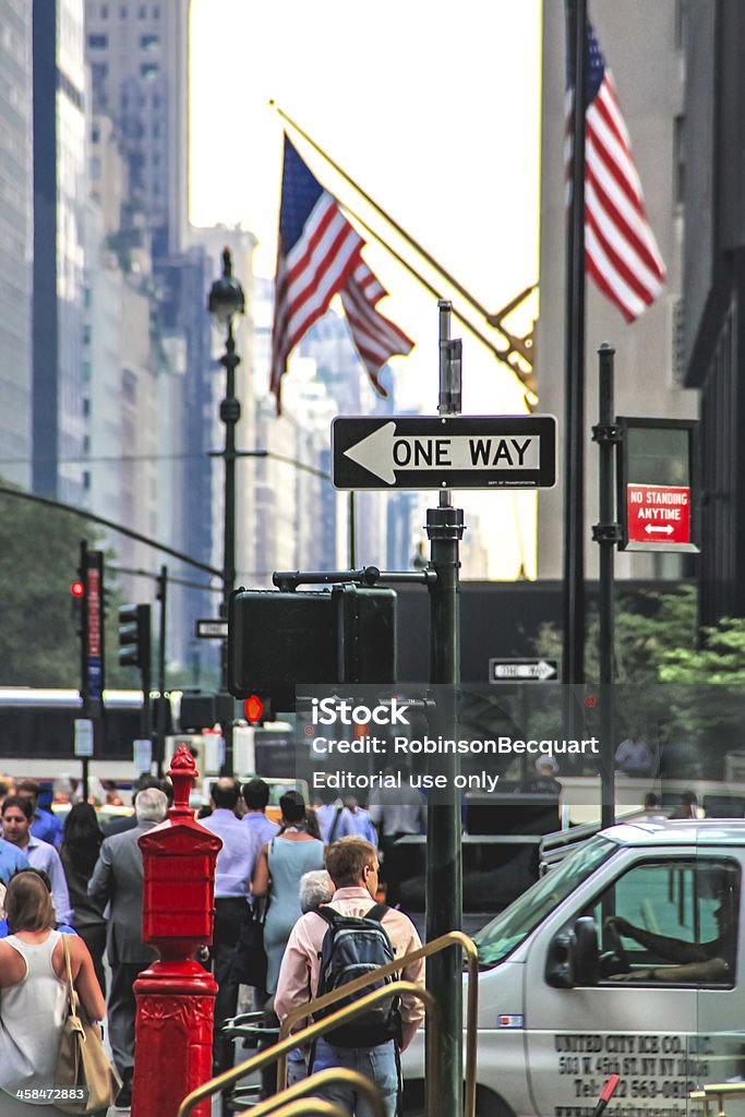Aller Panneau sur Park Avenue, New York - Photo de Appartement libre de droits