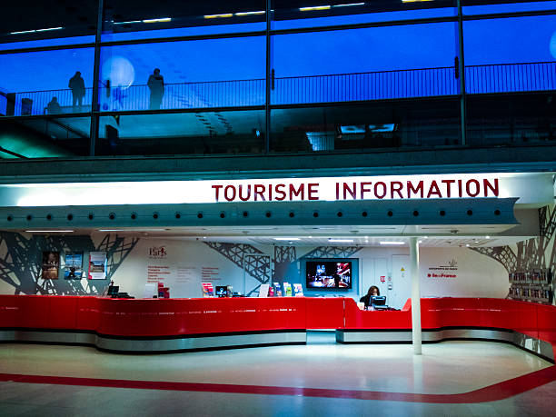 tourisme informacji na lotniska paris charles de gaulles - airport france mobilestock roissy zdjęcia i obrazy z banku zdjęć