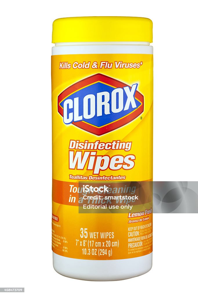 Clorox бренд Disinfecting салфетки - Стоковые фото Средство для уборки роялти-фри