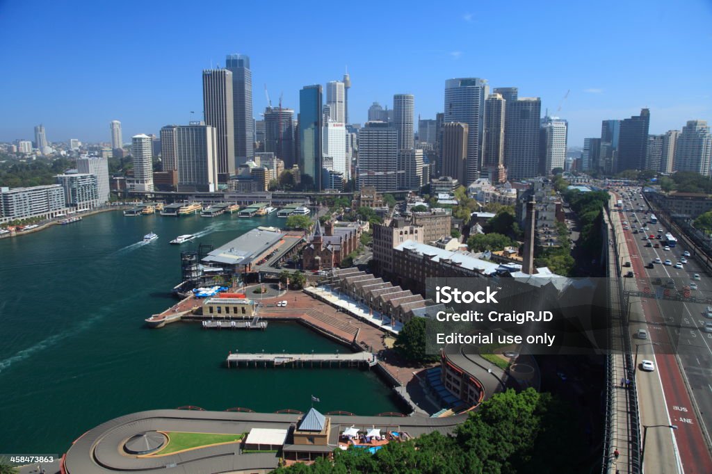Paesaggio urbano di Sydney - Foto stock royalty-free di Ambientazione esterna