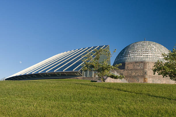 Planetário de Adler em Chicago - fotografia de stock