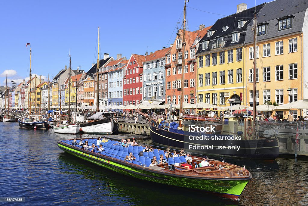 Nyhavn, Copenhague - Photo de Architecture libre de droits