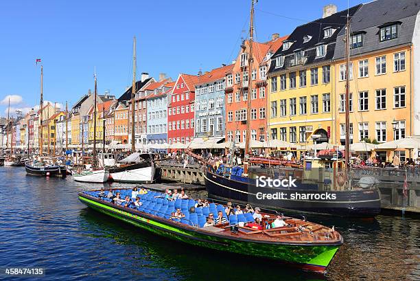 Photo libre de droit de Nyhavn Copenhague banque d'images et plus d'images libres de droit de Architecture - Architecture, Bar, Bateau de voyageurs