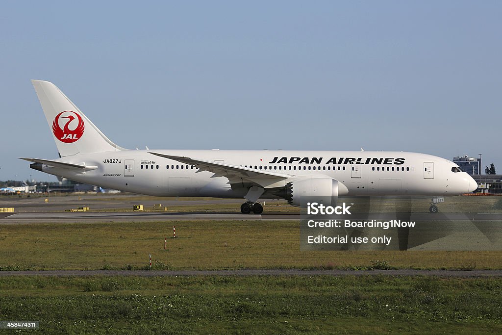 Japan Airlines Boeing 787 Dreamliner - Lizenzfrei Boeing 787 Stock-Foto