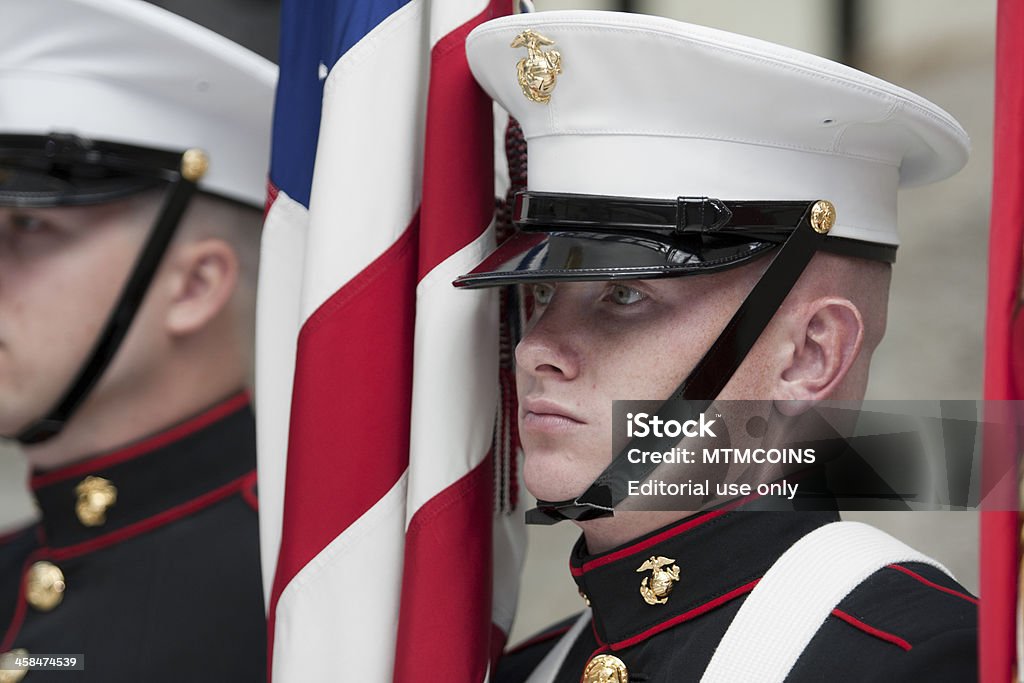 Marine couleur Sergent - Photo de Adulte libre de droits