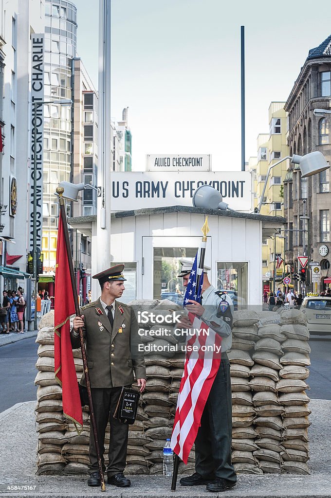 Freunde auf Ewig - Lizenzfrei Checkpoint Charlie Stock-Foto