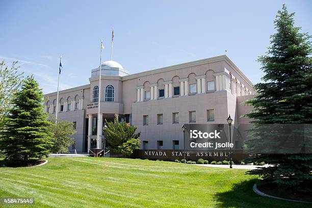 The Nevada State Assembly Building Stock Photo - Download Image Now - Nevada, State Capitol Building, Architectural Column