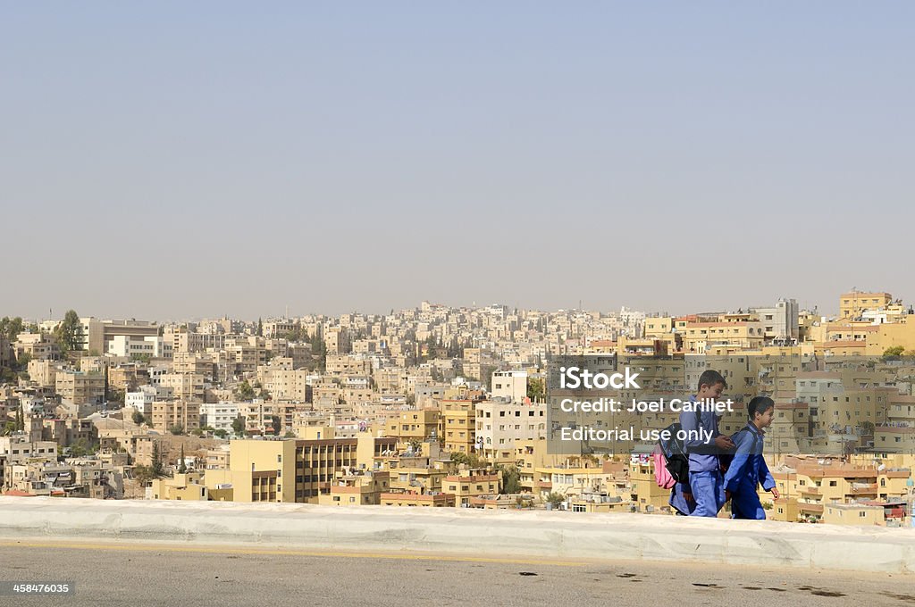 Crianças na escola na Jordânia - Foto de stock de Criança de Escola royalty-free