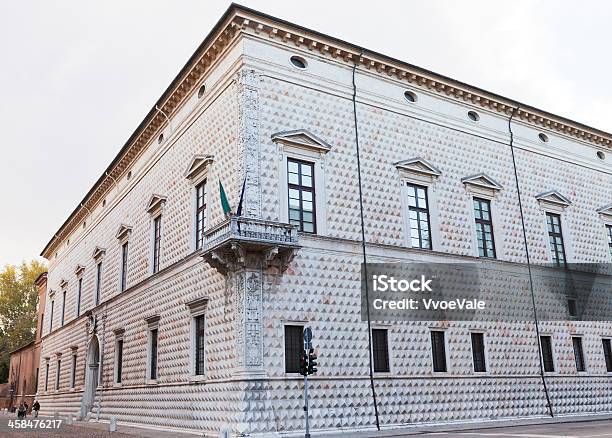 Palazzo Dei Diamanti W Ferrara Włochy - zdjęcia stockowe i więcej obrazów Ferrara - Ferrara, Architektura, Bez ludzi