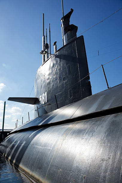 blueback подводная лодка - submarine navy usa military стоковые фото и изображения