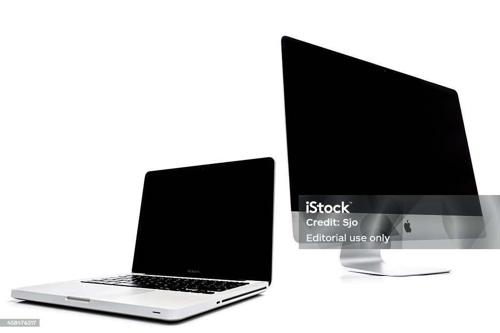 Apple iMac und Macbook Pro - Lizenzfrei PC Stock-Foto