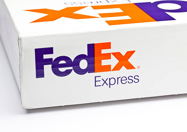 FedEx box stock photo