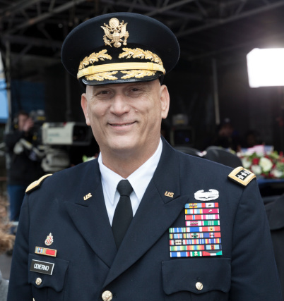 NEW YORK, USA - November 11, 2013: General Odierno attends the 94th annual New York City Veterans Day Parade on 5th Avenue on November 11, 2013 in New York City