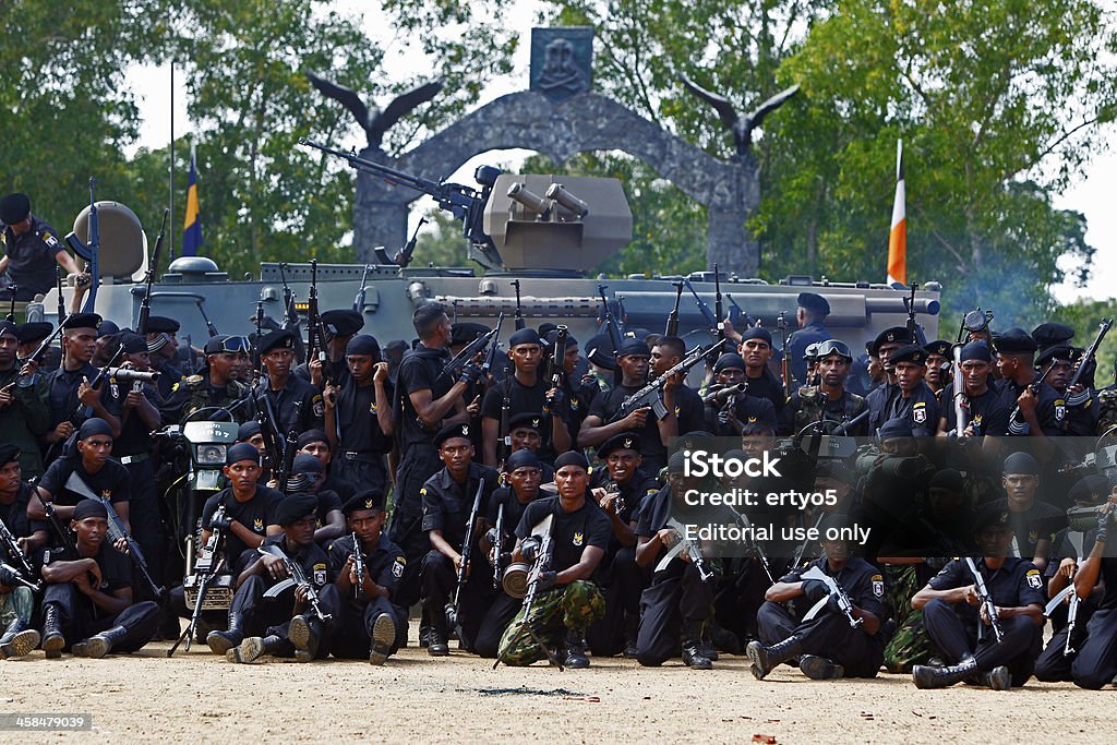 Sri Lankan Forze Armate Speciali - Foto stock royalty-free di Carro armato