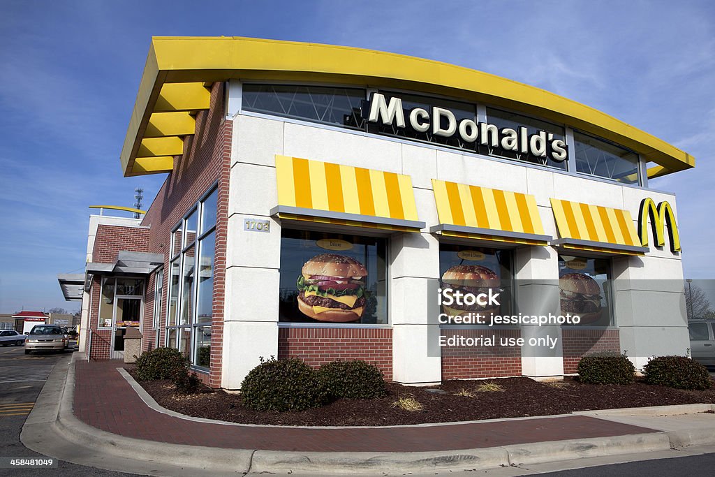 Icona di Fast Food McDonalds - Foto stock royalty-free di Guidare