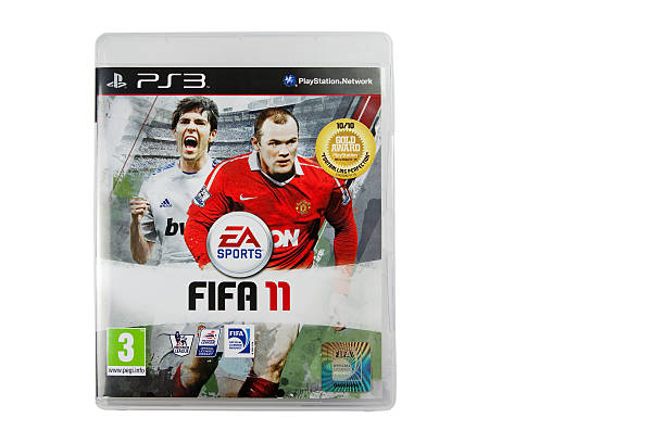 PS3 Fifa 2011 Game Shetland Isles, Scotland, UK - March, 23rd 2011:  PlayStation 3 game Fifa 2011 isolated against a pure white background. wayne rooney stock pictures, royalty-free photos & images
