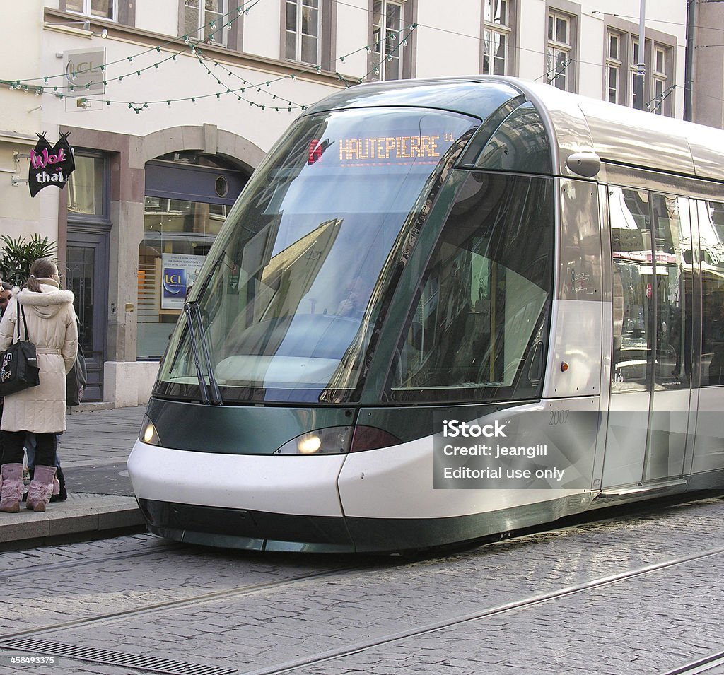 Il Tram a Strasburgo - Foto stock royalty-free di Affari