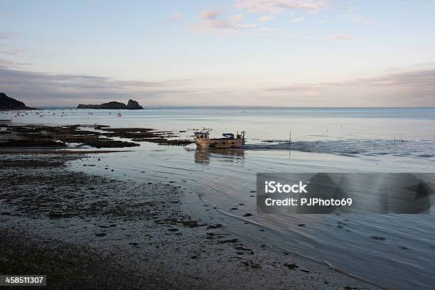 Cancale Oysters And Mussels Farms Stock Photo - Download Image Now - Mud Flat, Mussel, Accessibility