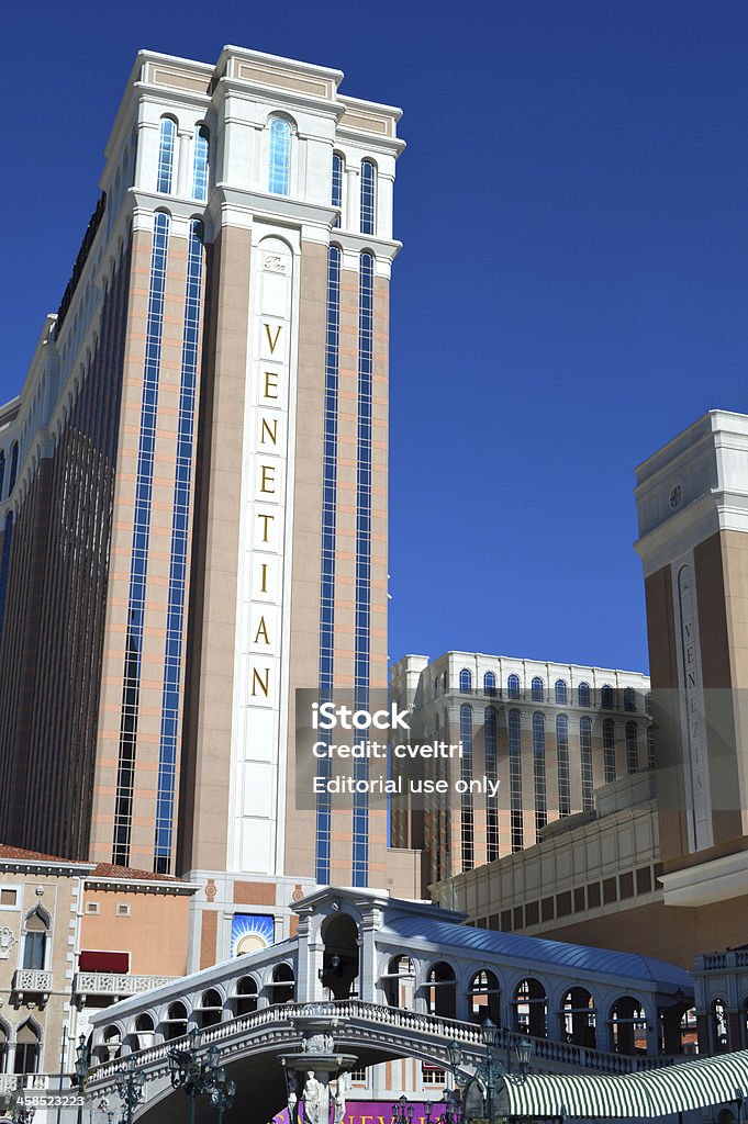 O Venetian Casino e Hotel em Las Vegas - Royalty-free Ao Ar Livre Foto de stock