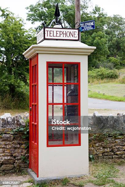 Telephone And Telegraph Box Stock Photo - Download Image Now - Antique, Beige, Blue