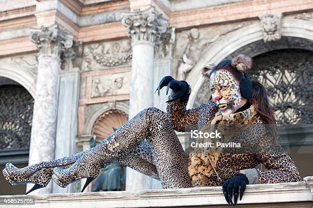 Cat Máscara De Carnaval De Venecia Italia San Marco 2013 Foto de stock y más banco de imágenes de Felino salvaje