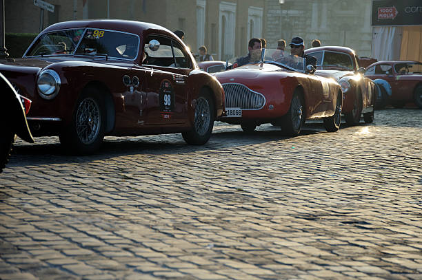 Mille Miglia - Vintage Car Race stock photo