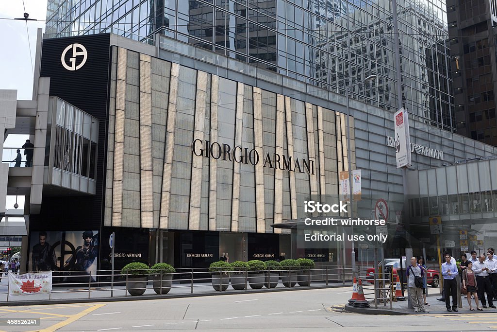 Giorgio Armani Flagship Store Stock Photo - Download Image Now -  Advertisement, Asia, Beauty - iStock