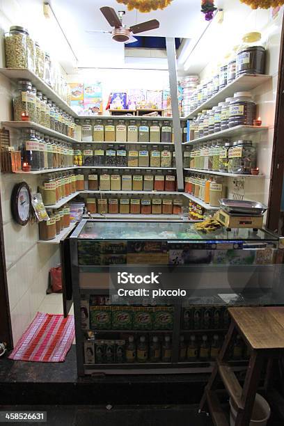 Spices Shop At Crawford Market Mumbai Stock Photo - Download Image Now - Asia, Business, City