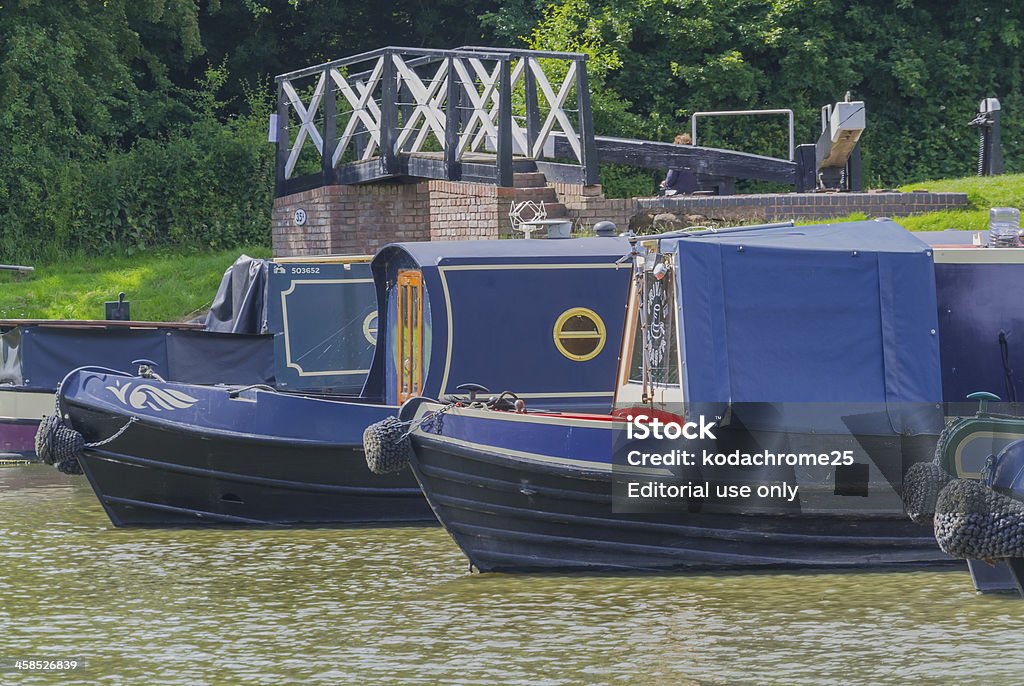 stratford canal - Foto de stock de Barcaça royalty-free