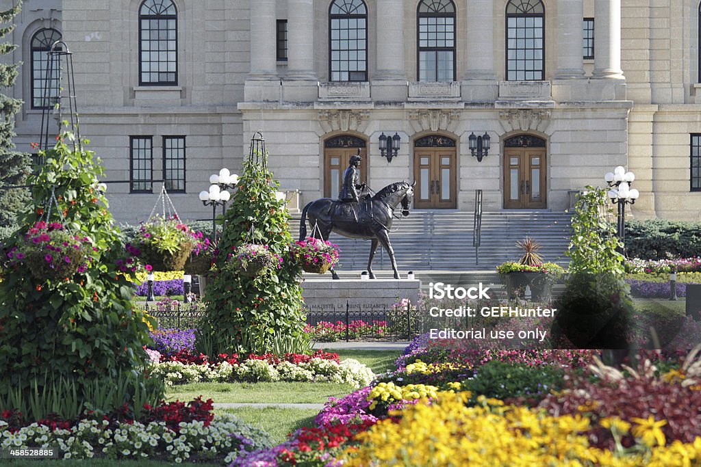 Sede do legislativo em Saskatchewan - Foto de stock de Arquitetura royalty-free