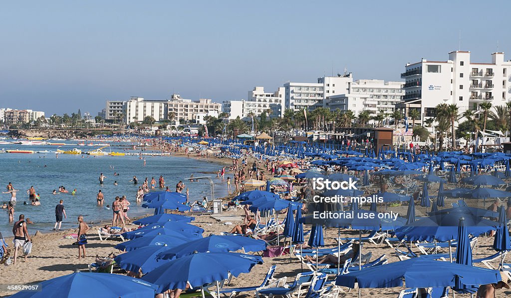 Paralimni, lato na Cyprze - Zbiór zdjęć royalty-free (Ajia Napa)