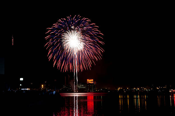 July 4th Celebration in Baltimore, MD USA stock photo