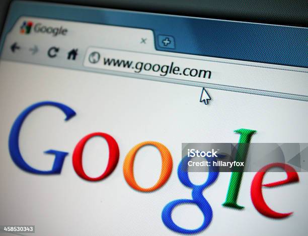 Google Internetwebsite Stockfoto und mehr Bilder von Google - Markenname - Google - Markenname, Suchen, Cloud Computing