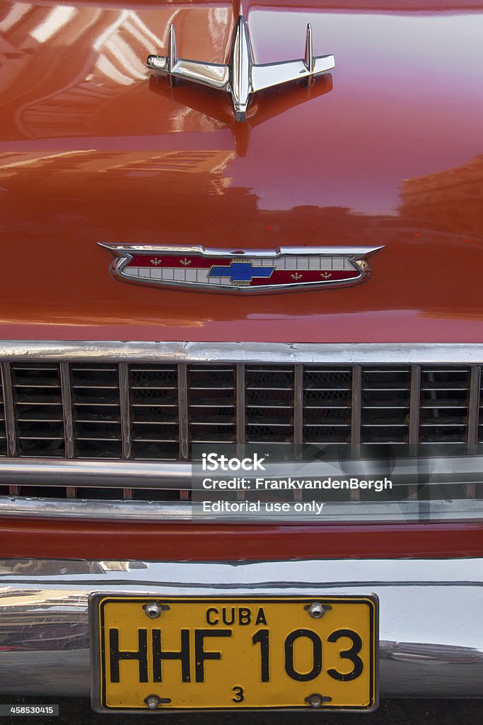 Rosso Chevrolet - Foto stock royalty-free di Ambientazione esterna