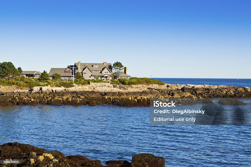 Le Président Bush compound, Kennebunkport, Maine. - Photo de Kennebunkport libre de droits