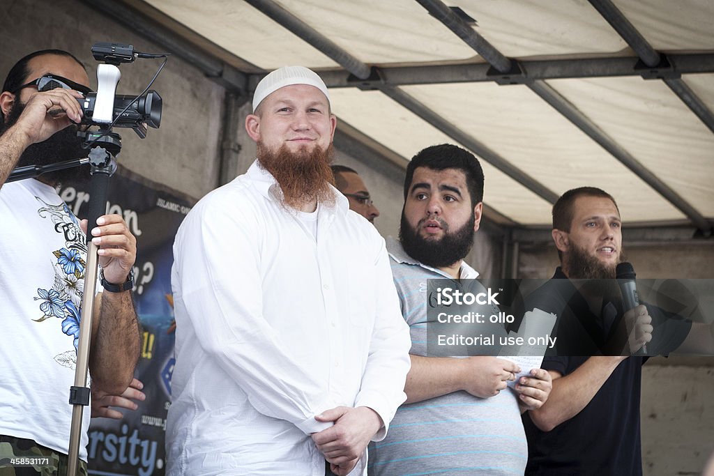 Salafist Islamischer Friedenskongress, Frankfurt - Стоковые фото Ислам роялти-фри