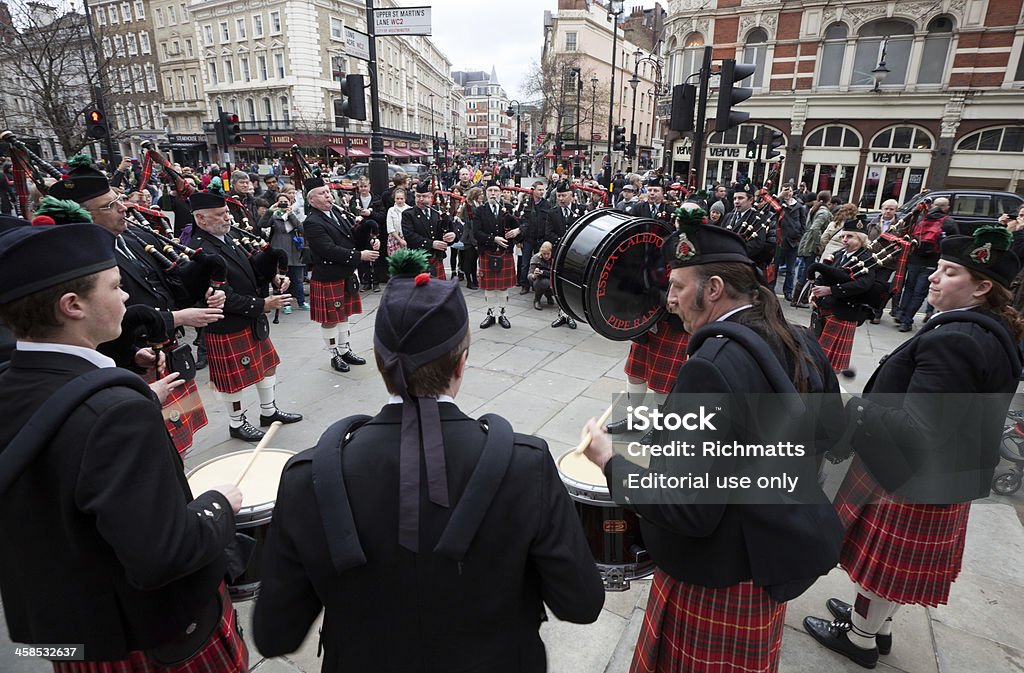 Pipers escocés - Foto de stock de Aire libre libre de derechos