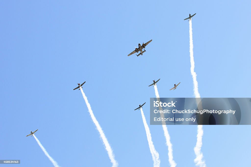 Bombardero aviones de combate la II Guerra Mundial - Foto de stock de Aeronaves curiosas libre de derechos