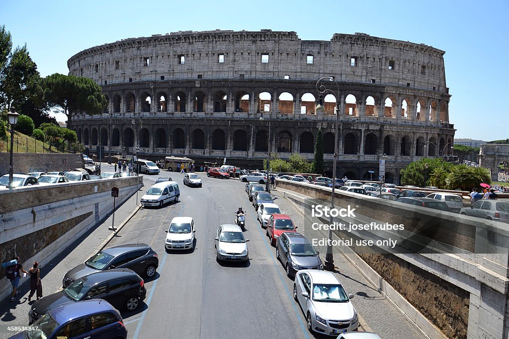 Inclinar-se Colosseum - Royalty-free Anfiteatro Foto de stock