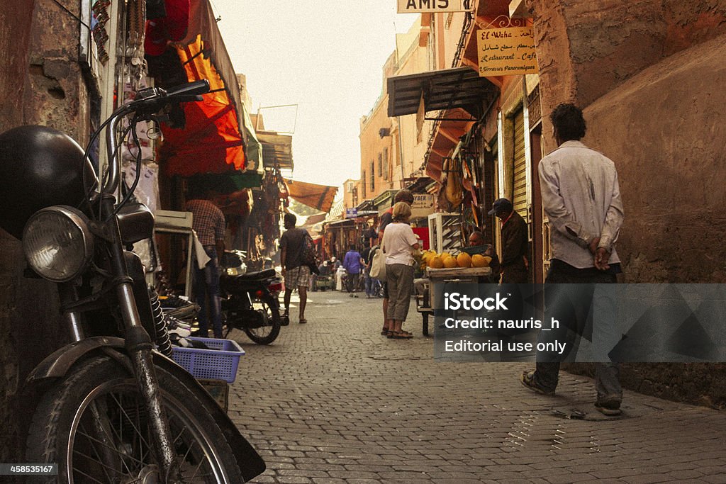 Street market, Marrakesch, Marokko - Lizenzfrei Afrika Stock-Foto