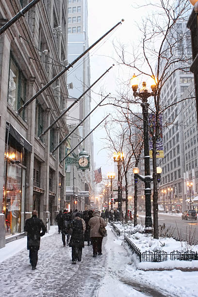 Chicago State Street - fotografia de stock