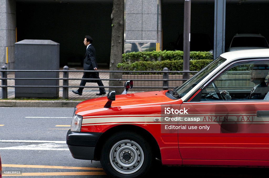 タクシー、東京で - エディトリアルのロイヤリティフリーストックフォト