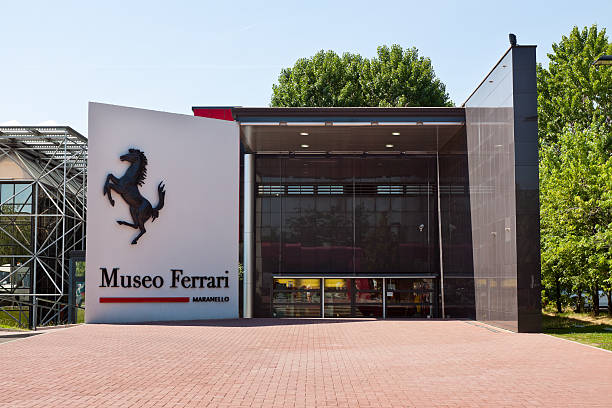 il museo ferrari - team modena foto e immagini stock