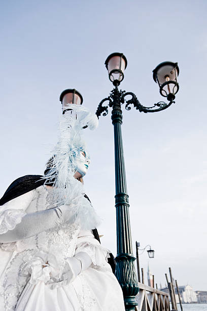 máscara de carnaval de veneza - venice italy flash - fotografias e filmes do acervo