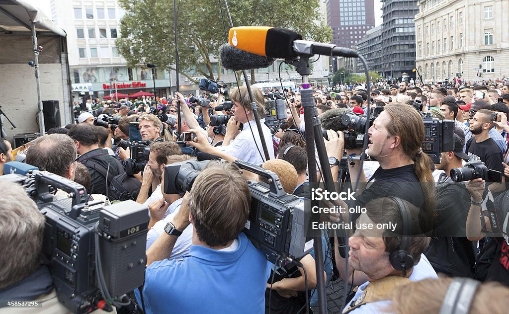 Islamischer Friedenskongress, Francoforte - Foto stock royalty-free di Dimostrazione di protesta