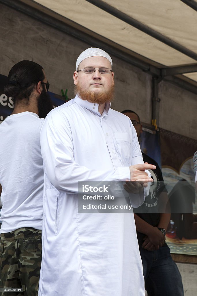 Salafist Islamischer Friedenskongress, Frankfurt am Main - Lizenzfrei Beten Stock-Foto