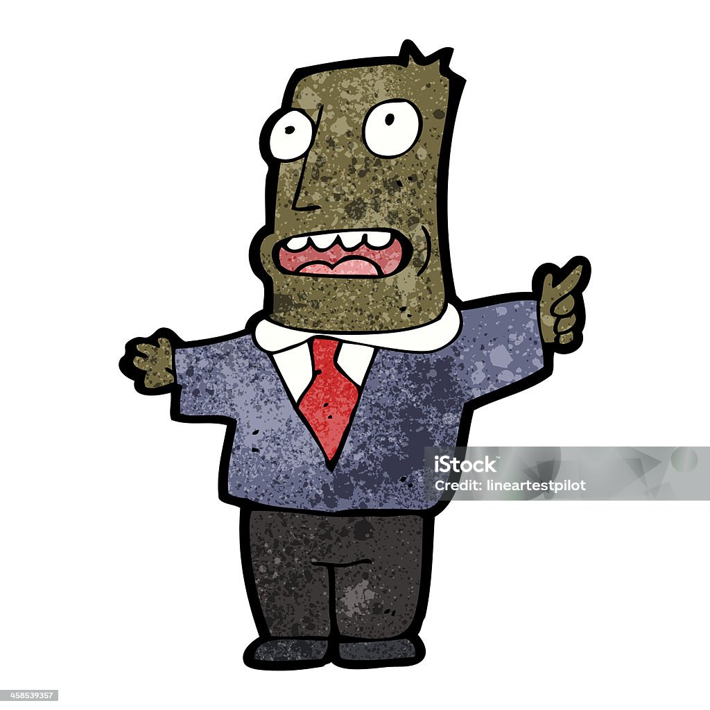 Man Explaining Point Cartoon Man Explaining His Point Stock Illustration - Download Image ...