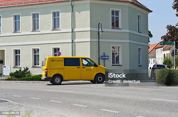 Deutsche Post Dhl Delivery Vehicle Stock Photo - Download Image Now - Brandenburg State, Car, City