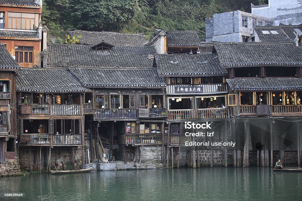 Historisches Stadtviertel fenghuang, china - Lizenzfrei Architektur Stock-Foto