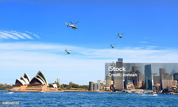 Śmigłowców Wojskowych Fly W Sydney Australia - zdjęcia stockowe i więcej obrazów Australia - Australia, Budynek z zewnątrz, Circular Quay